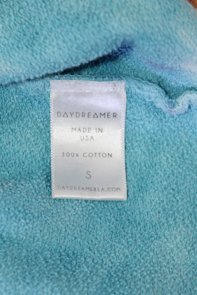 Daydreamer Womens Round Neck Long Sleeve Crop Hem Tie Dye Sweater Nude Size S