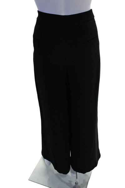 Hoss Intropia Womens High Rise Wide Leg Dress Pant Trousers Black Size EUR 38