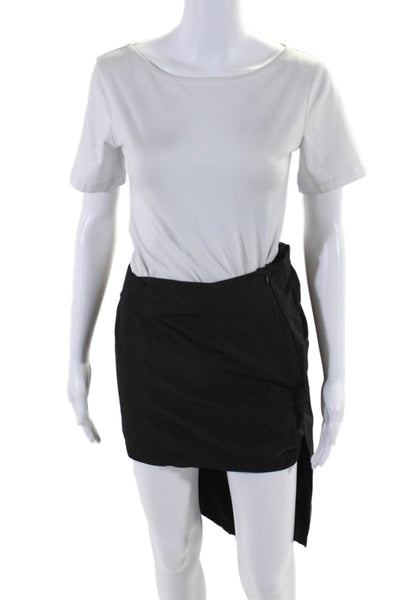 Simone Rocha Womens Black Bow Back Mini Skirt Size 6