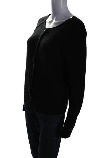 AllSaints Co Ltd Spitalfields Womens Long Sleeves Cashmere Cardigan Black Size S