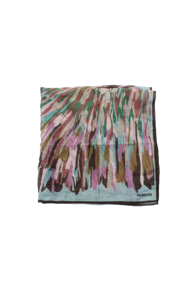 Missoni Womens Multicolor Printed Square Scarf