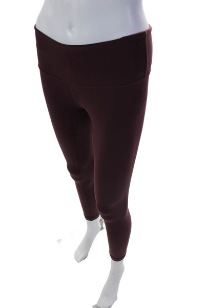 Lululemon Women's High Waist Full Length Athletic Leggings Burgundy Size 2