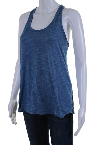 Lululemon Women's Sleeveless Scoop Neck Racerback Tank Top Blue Size 6