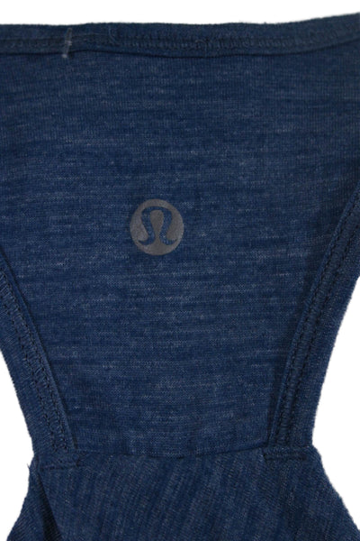 Lululemon Women's Sleeveless Scoop Neck Racerback Tank Top Blue Size 6