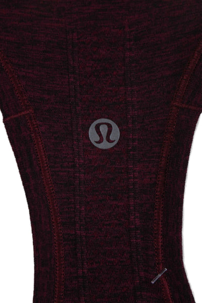 Lululemon Women's Scoop Neck Racerback Athletic Tank Top Burgundy Size 6