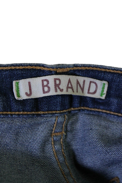 J Brand Womens Cotton Denim Four Pocket Mid-Rise Flared Jeans Blue Size 24