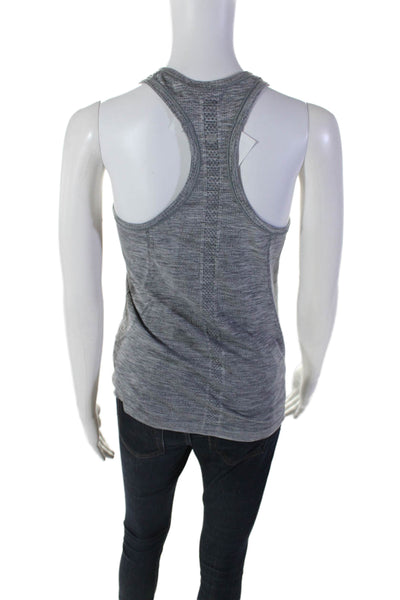 Lululemon Women's Scoop Neck Sleeveless Workout Tank Top Gray Size S