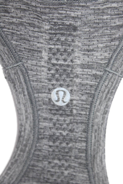 Lululemon Women's Scoop Neck Sleeveless Workout Tank Top Gray Size S