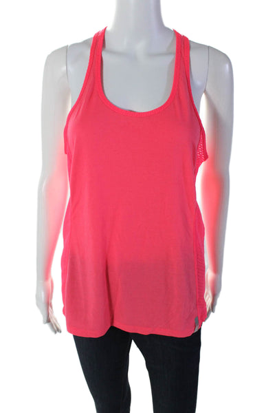 Under Armour Women's Scoop Neck Racerback Athletic Tank Top Pink Size S