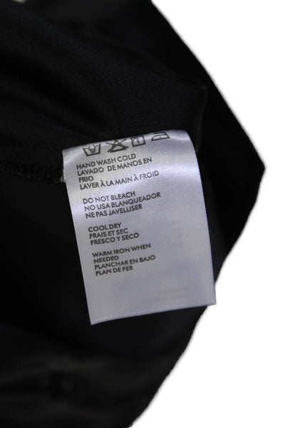 Steele Womens Faux Leather Drawstring High Rise Mini Shorts Black Size S