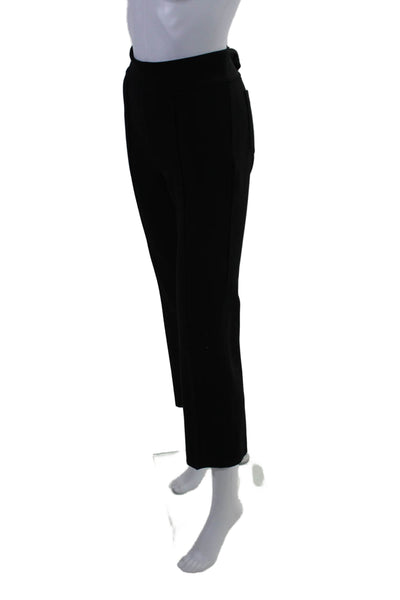 J. Mclaughlin Womens High Rise Creased Straight Leg Dress Pants Black Size Small