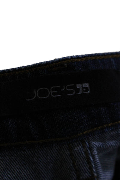 Joes Mens Classic Fit Dark Wash Mid Rise Skinny Leg Jeans Blue Cotton Size 34