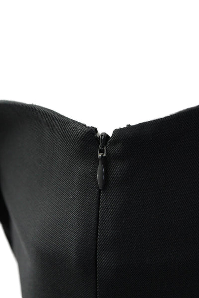 Vince Womens Textured Pleated Straight Leg Lined Dress Pants Gray Size 2