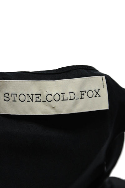 Stone Cold Fox Womens Sleeveless Crew Neck Pullover Tank Top Black Size Small