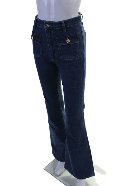 Derek Lam 10 Crosby Womens Medium Wash High Rise Flare Leg Jeans Blue Size 26