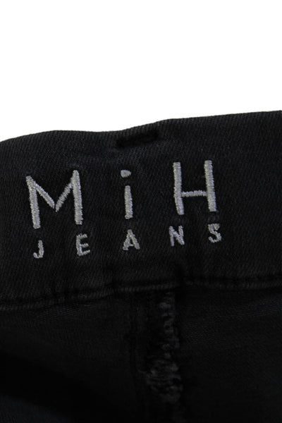 MiH Jeans Women's High Waist Five Pockets Bootcut Pants Black Size 26