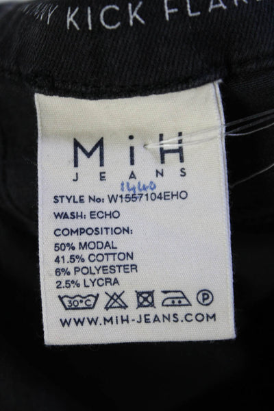 MiH Jeans Women's High Waist Five Pockets Bootcut Pants Black Size 26