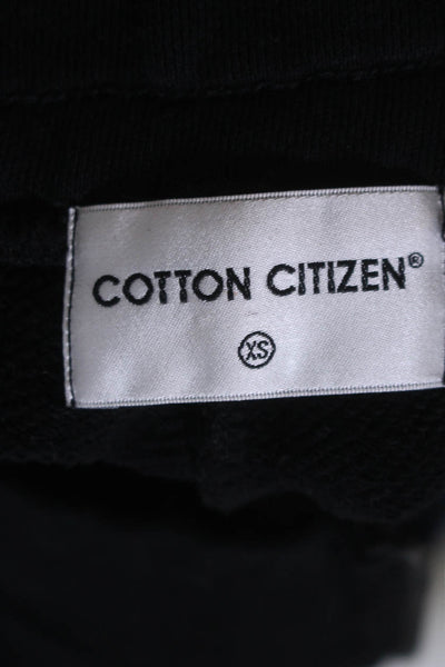 Cotton Citizen Womens High Rise Sweat Pants Black Cotton Size Extra Small