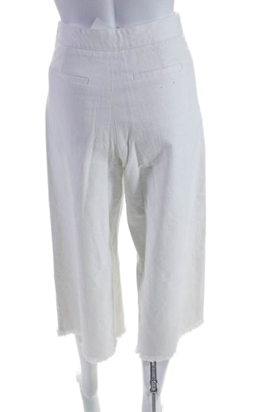 MiH Jeans Women's High Waist Pockets Straight Leg Jeans Pants White Size XS