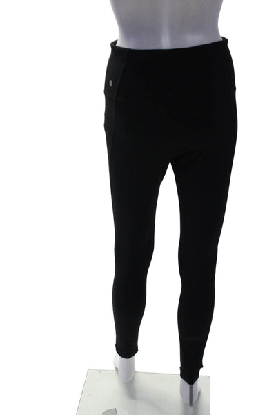 Zella Womens High Rise Activewear Leggings Black Size M