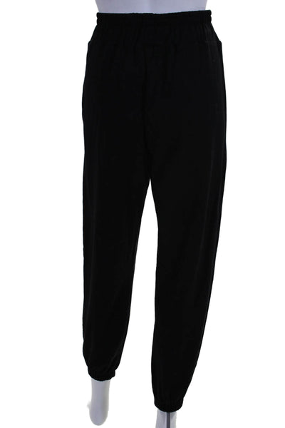 Year Of Ours Womens Cotton Lined Cuff Bottom Drawstring Sweatpants Black Size XS