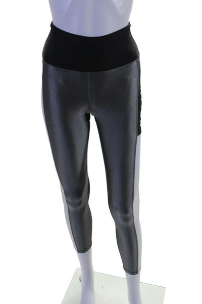 PE Nation Womens Color Block Mid Rise Leggings Multi colored Size Extra Small