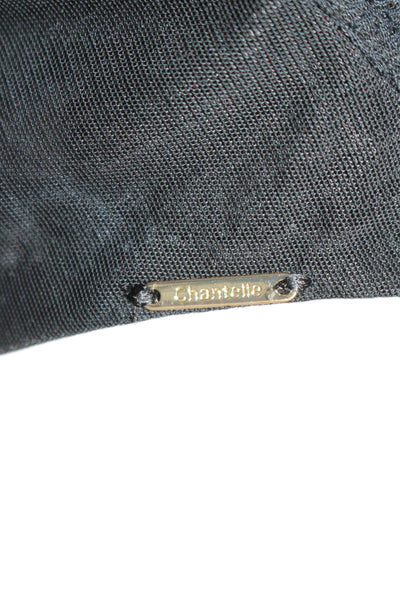 Chantelle Womens Thick Strap Underwired Bra Net Black Size 34A