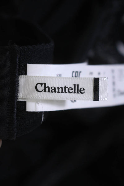 Chantelle Womens Thick Strap Underwired Bra Net Black Size 34A
