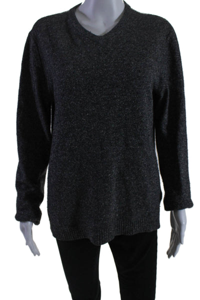 Rag & Bone Women's Round Neck Long Sleeves Pullover Sweater Gray Size M