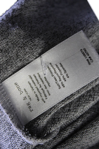 Rag & Bone Womens Long Sleeves Turtleneck Sweater Gray Size Extra Small