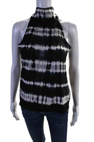 Generation Love Womens Tie Dye Print Tank Top Black White Size Extra Small