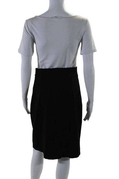 D. Exterior Women's Pull-On Unlined Belted Mini Skirt Black Size M