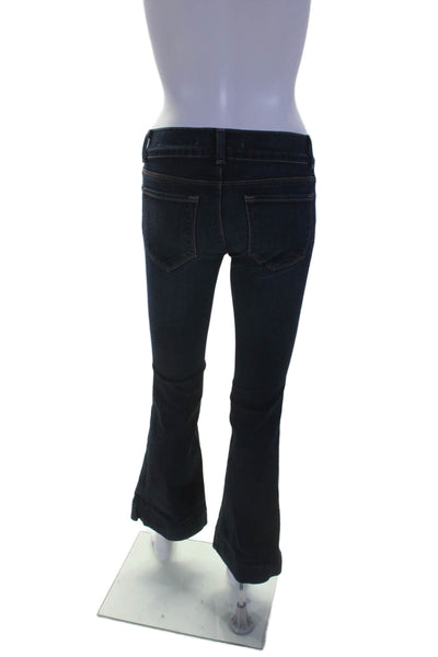 J Brand Womens Blue Medium Wash Mid-Rise Lovestory Flare Leg Jeans Size 25