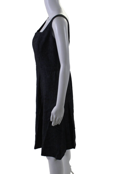 Elie Tahari Women's Sweetheart Neckline Sleeveless Flare Mini Dress Black Size 6