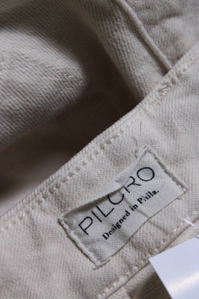 Pilcro and the Letterpress Anthropologie Womens Corduroy Pants Beige Size EUR 25