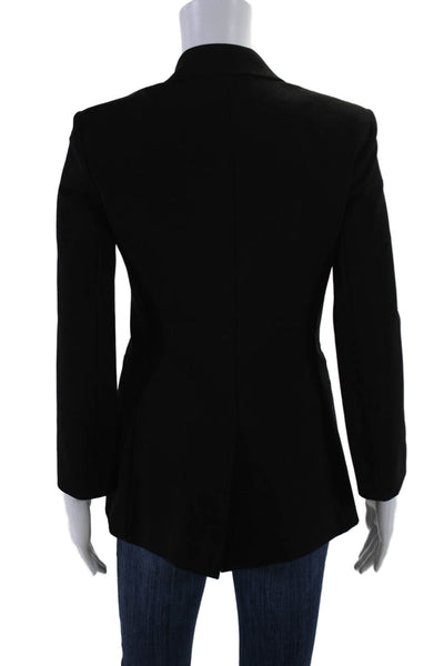 The Row Womens Black One Button Front Pockets Long Sleeve Blazer Size 0