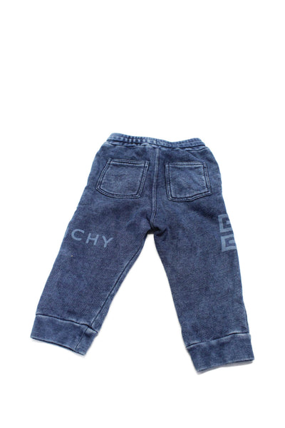 Givenchy Boys Cotton Tie Dye Drawstring Waist Cargo Shorts Blue Size 2