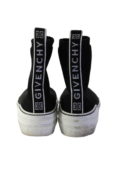 Givenchy Mens Black White Printed Slip On Socks Sneakers Shoes Size 13