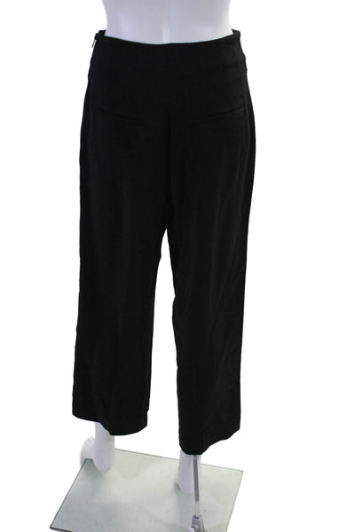 A.L.C. Womens Darted Side Zipped High Rise Straight Leg Dress Pants Black Size 2