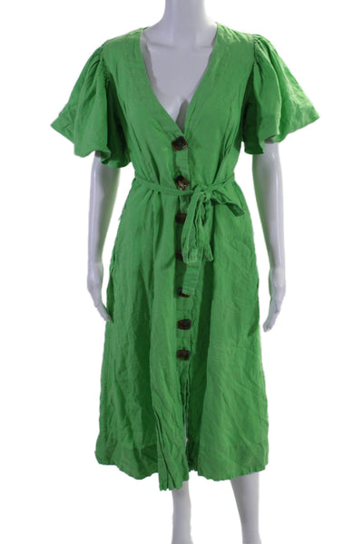 Nicholas Womens Troy Dress Green Size 12R 13682579