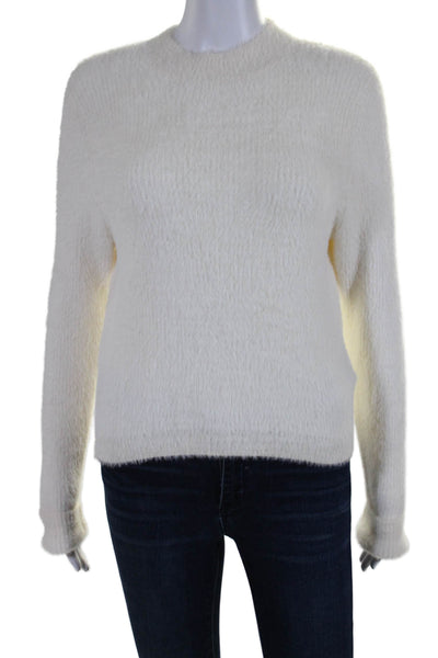 & Other Stories Women's Mock Neck Long Sleeves Pullover Sweater Cream Size M