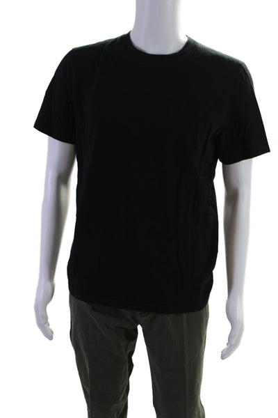 Scotch And Soda Mens Black Cotton Crew Neck Short Sleeve T-Shirt Pants Size L 33