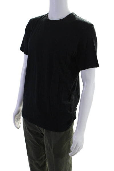 Scotch And Soda Mens Black Cotton Crew Neck Short Sleeve T-Shirt Pants Size L 33