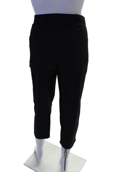 Lululemon Womens Pull On High Rise Straight Leg Athletic Pants Black Size 8