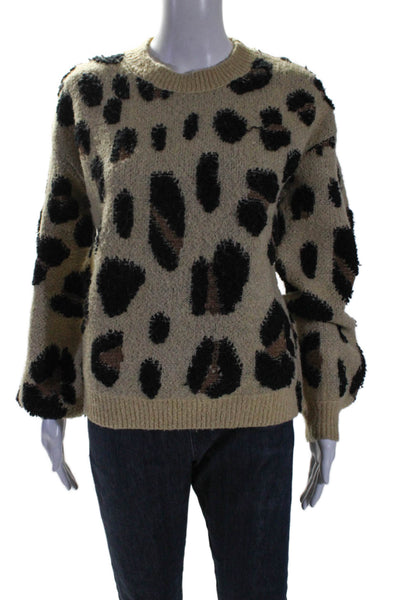 House of Harlow 1960 X Revolve Women's Long Sleeves Sweater Brown Size XS