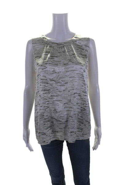 Amina Rubinacci Women's Short Sleeves Two Piece Sweater Set Gray Size 46