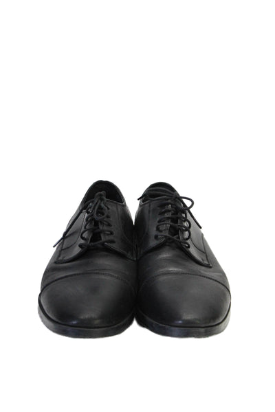 Cole Haan Grand.OS Mens Leather Lace Up Oxford Dress Shoes Black Size 9.5 Medium