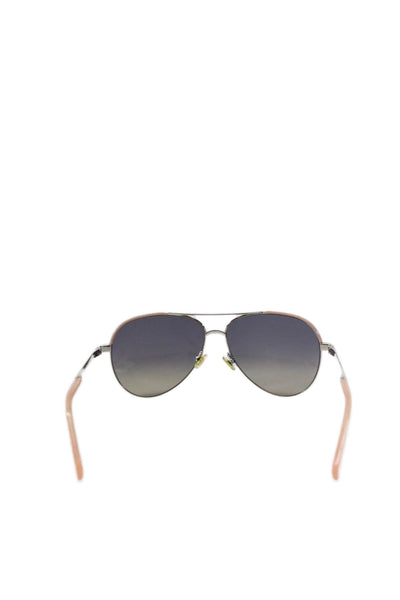 Kate Spade Women's 5912 135 Pink Frame Aviator Sunglasses