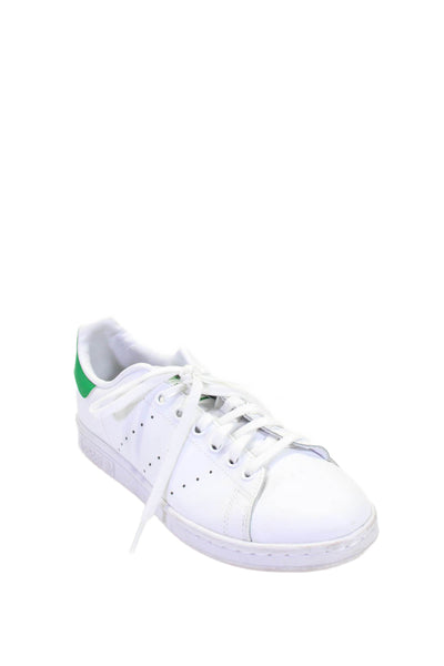 Adidas Stan Smith Womens Leather  Embossed Polka Dotted Sneakers White Size 6.5