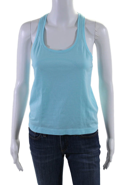 Lululemon Women's Scoop Neck Racerback Athletic Tank Top Blue Size S